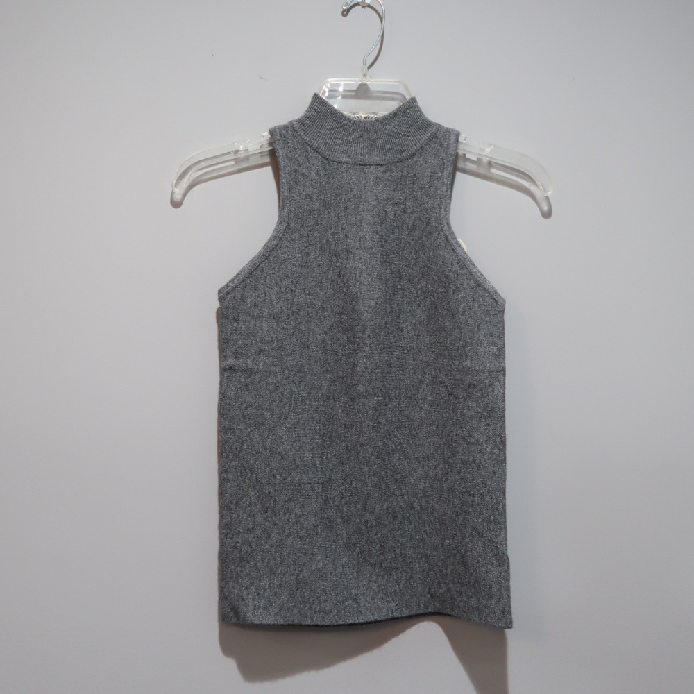 UNIQ Grey Sleeveless Sweater Tops